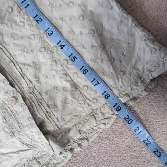 Faded Glory Vintage 90s Y2K Embroidered Boho Cottage Forest Sleeveless Top S - Picture 5 of 6